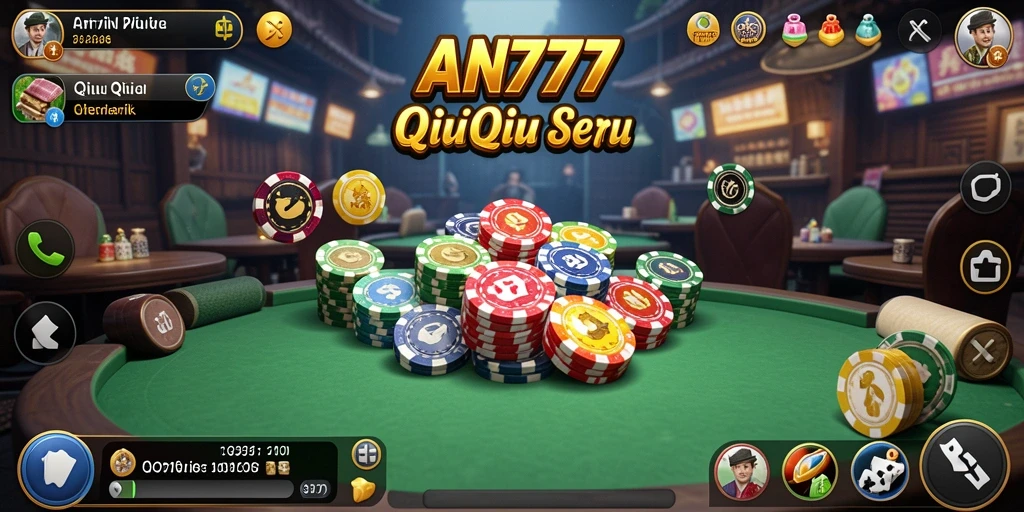 Tampilan gameplay AN777 yang seru dan dinamis dalam QiuQiu.