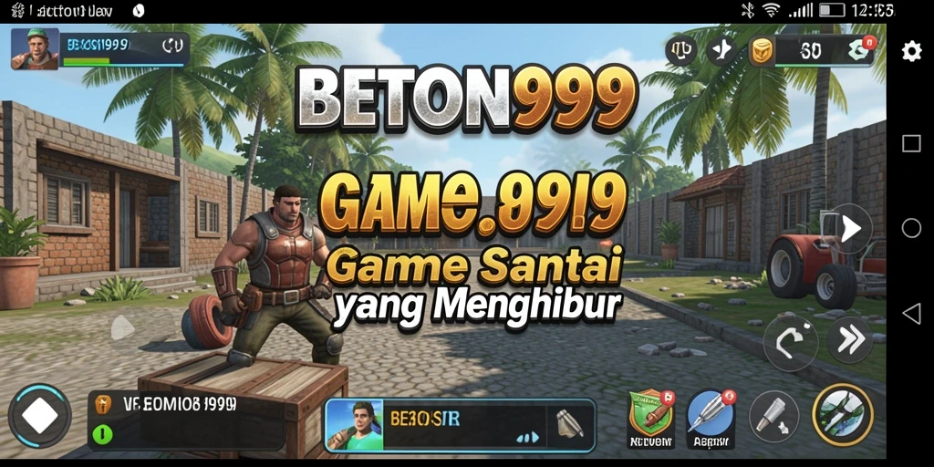 Gameplay seru dan santai dalam BETON999 yang penuh warna.