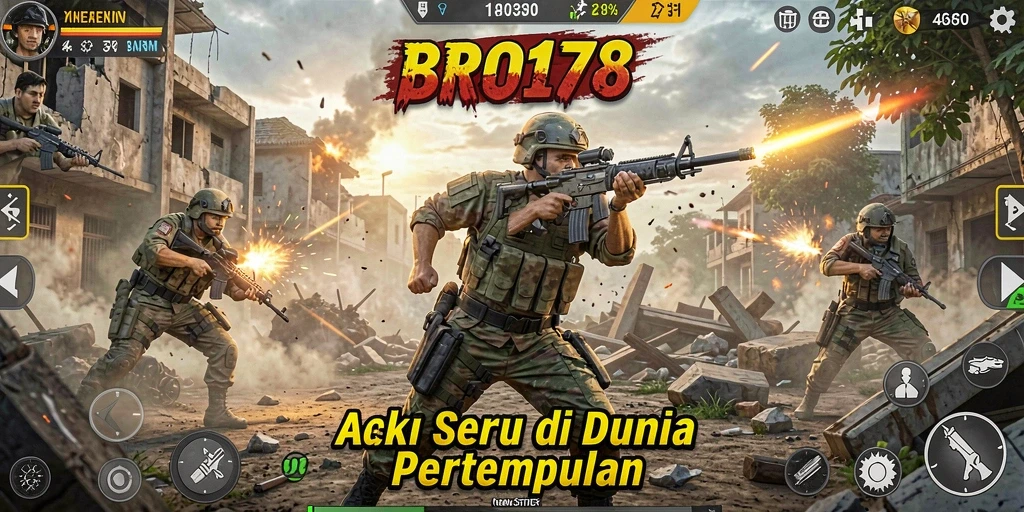 Tampilan aksi seru dalam BRO178 yang mendebarkan.