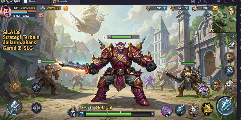 Tampilan menarik dari pertempuran dalam GILA138 di gameplay.
