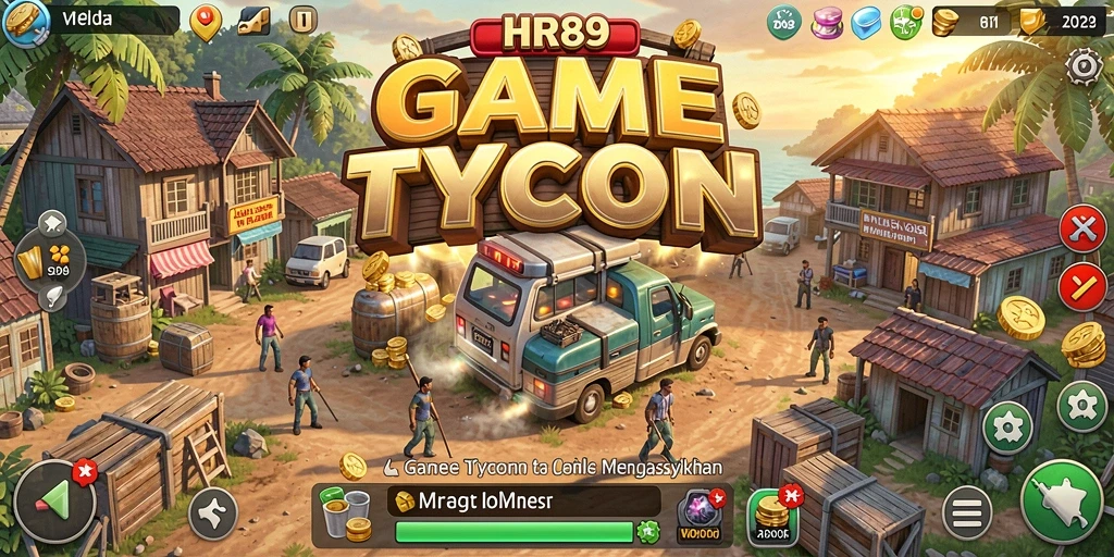 Tampilan gameplay Tycoon yang menawan dan penuh strategi.