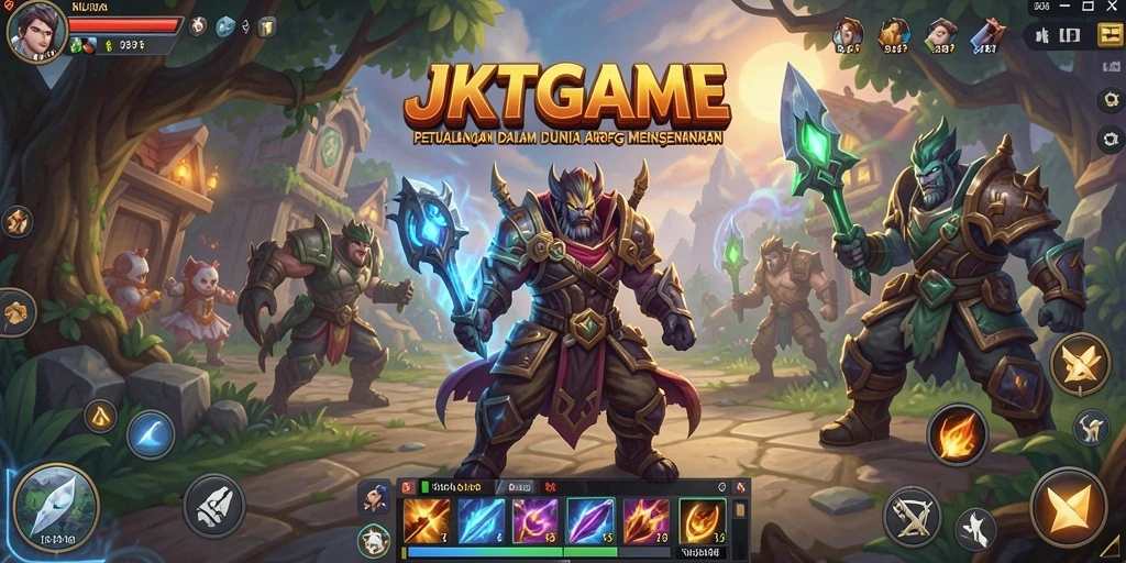 Tampilan gameplay ARPG yang menakjubkan dan seru di JKTGAME.