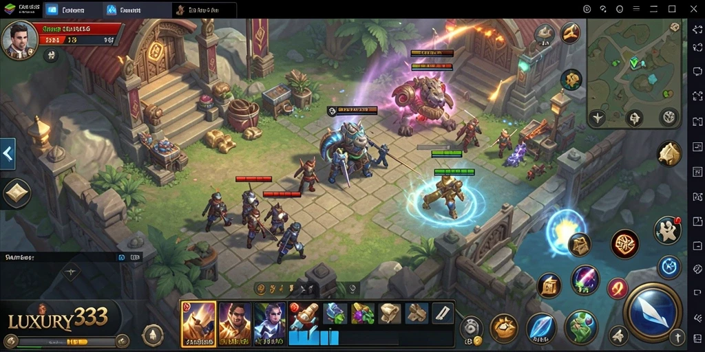 Tampilan gameplay menarik dari LUXURY333 yang penuh strategi.