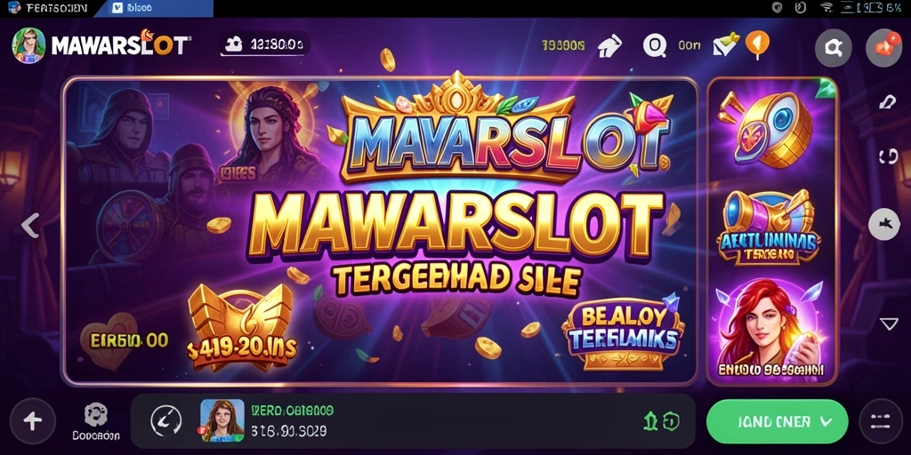 Tampilan gameplay MAWARSLOT dengan berbagai mesin Slot yang menarik.