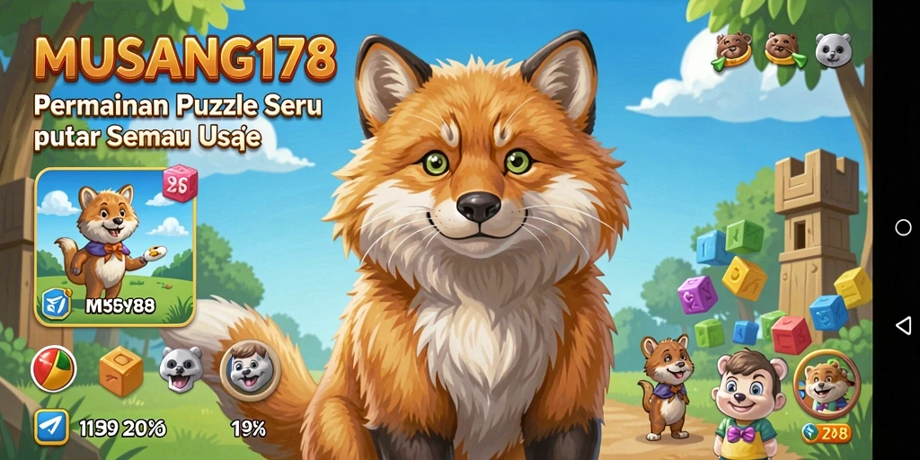 Tampilan gameplay menarik dari MUSANG178 saat menyelesaikan teka-teki.