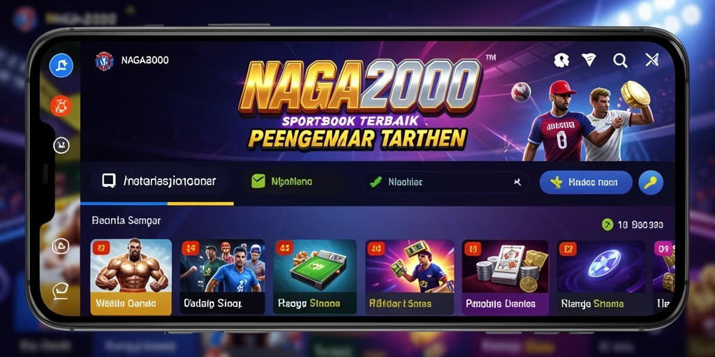 Tampilan gameplay NAGA2000 dengan taruhan olahraga yang menarik.