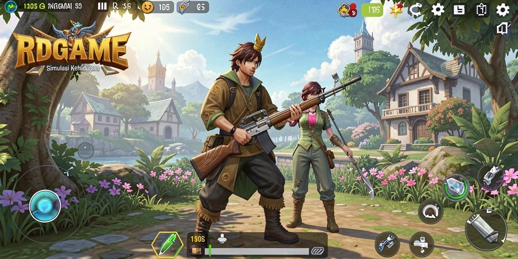 Tampilan menarik dari gameplay RPGAME yang interaktif.