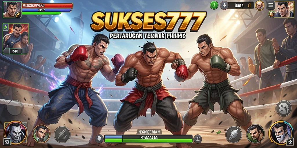 Screenshot gameplay Fighting dengan aksi seru dan karakter kuat di SUKSES777.
