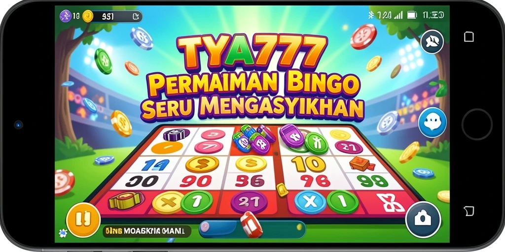 Tampilan gameplay seru dari TYA777 dengan interaksi Bingo.