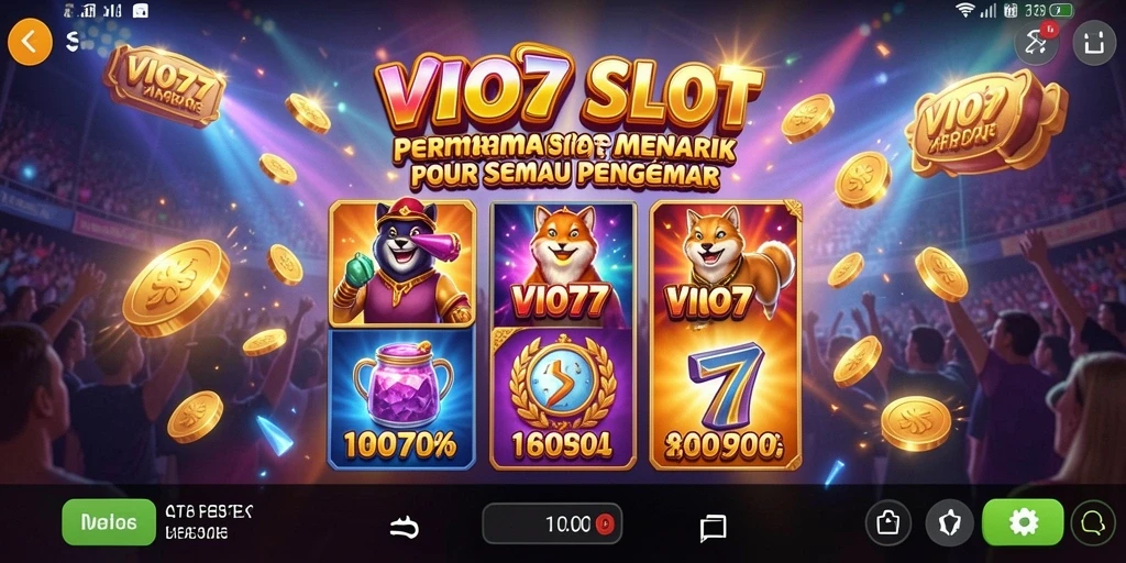 Tampilan permainan Slot yang menawan di VIO77.